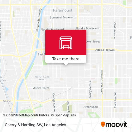 Cherry & Harding SW map
