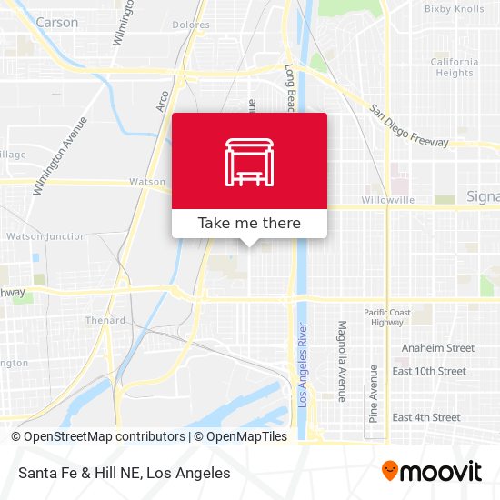 Mapa de Santa Fe & Hill NE
