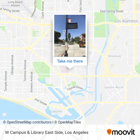 W Campus & Library East Side map