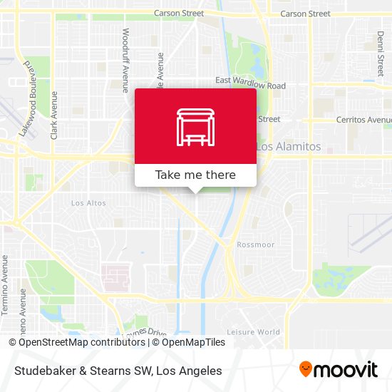 Studebaker & Stearns SW map