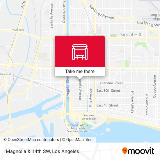 Magnolia & 14th SW map