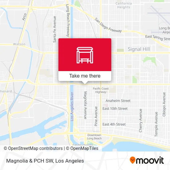 Magnolia & PCH SW map
