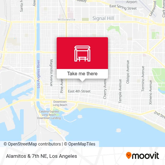 Alamitos & 7th NE map