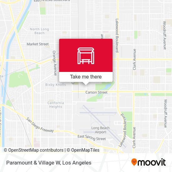 Paramount & Village W map