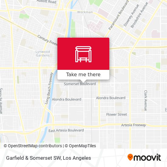 Garfield & Somerset SW map