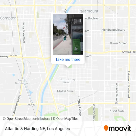 Atlantic & Harding NE map