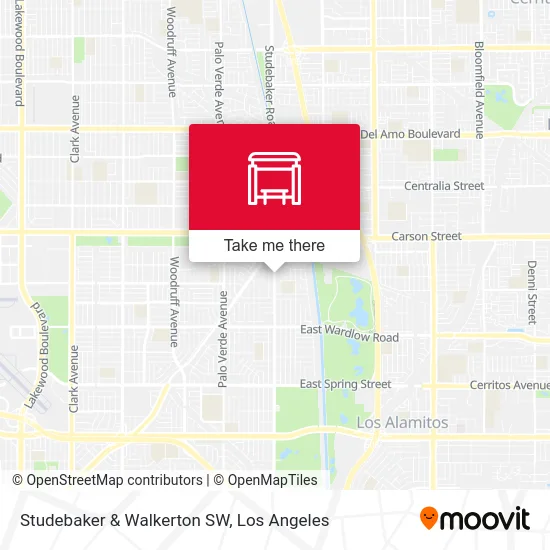 Studebaker & Walkerton SW map