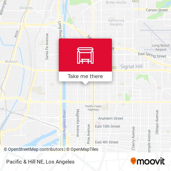 Mapa de Pacific & Hill NE