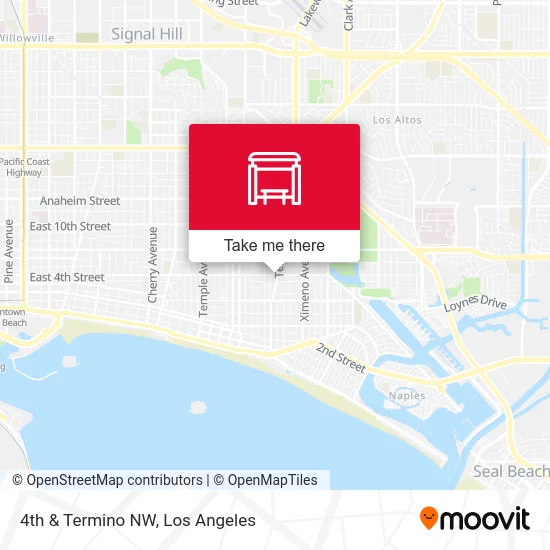 4th & Termino NW map
