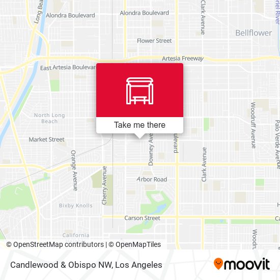 Candlewood & Obispo NW map