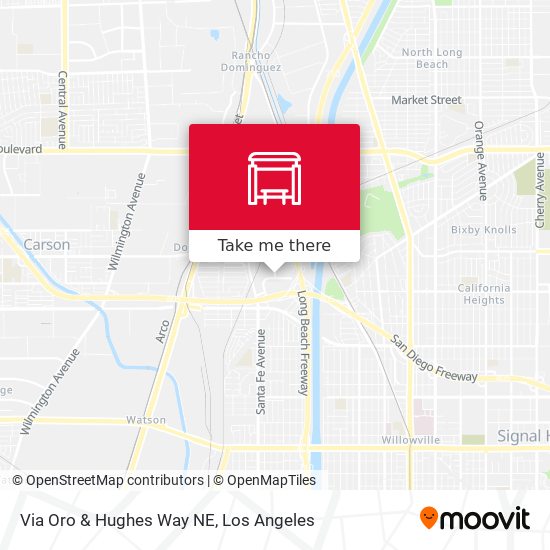 Via Oro & Hughes Way NE map