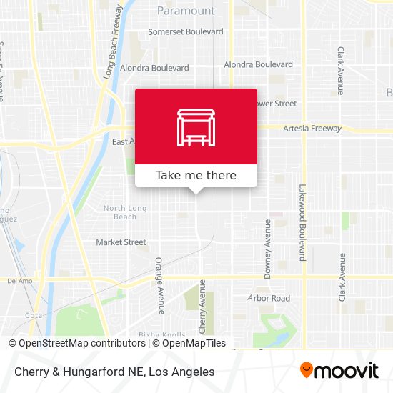 Mapa de Cherry & Hungarford NE