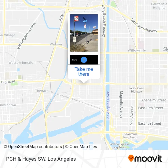 PCH & Hayes SW map