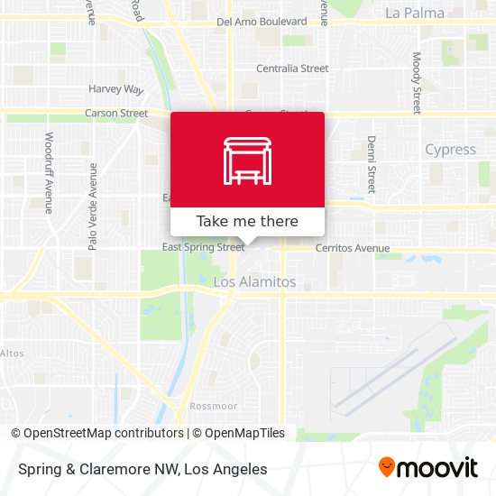 Mapa de Spring & Claremore NW