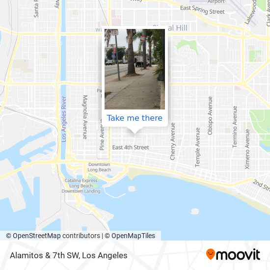 Alamitos & 7th SW map