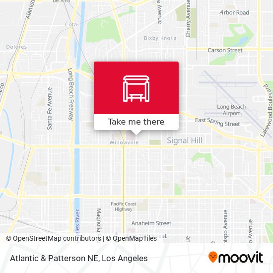 Atlantic & Patterson NE map