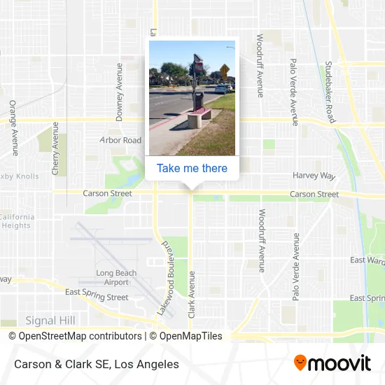 Carson & Clark SE map