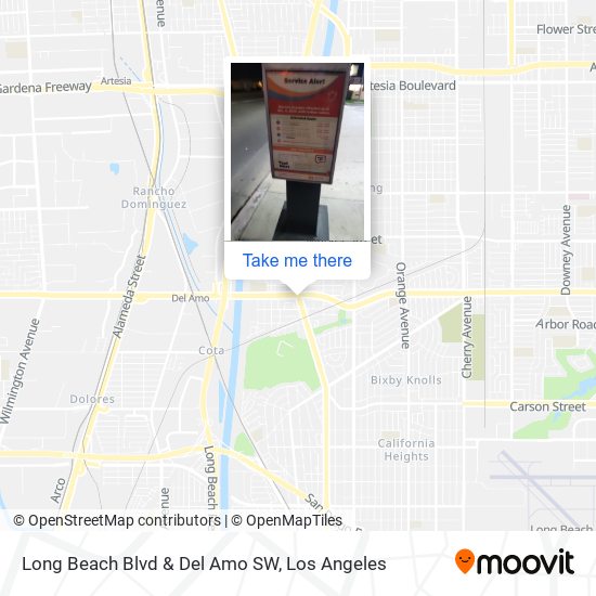 Mapa de Long Beach Blvd & Del Amo SW