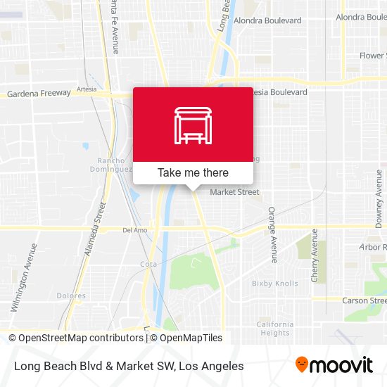 Long Beach Blvd & Market SW map