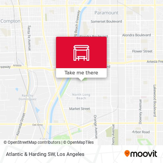 Atlantic & Harding SW map