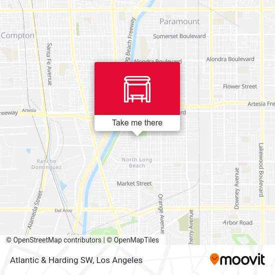 Atlantic & Harding SW map