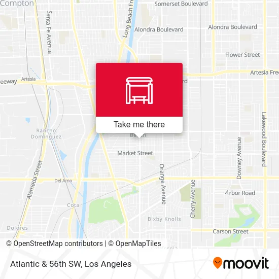 Atlantic & 56th SW map