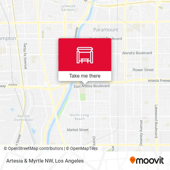 Artesia & Myrtle NW map