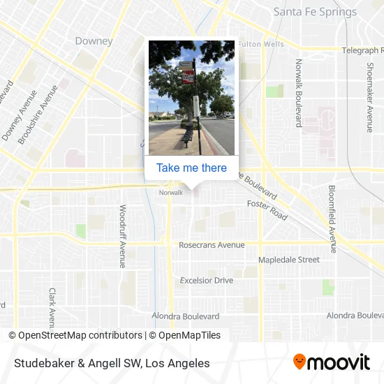 Mapa de Studebaker & Angell SW