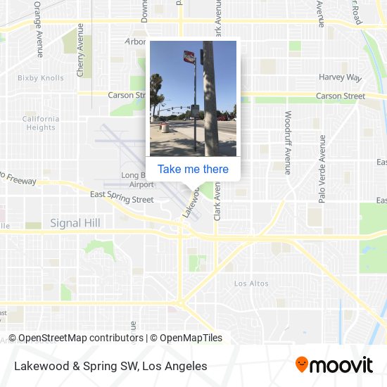 Lakewood & Spring SW map