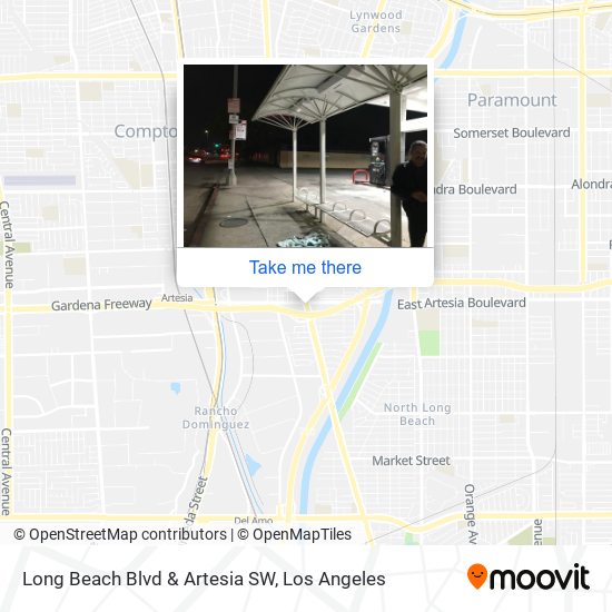 Long Beach Blvd & Artesia SW map