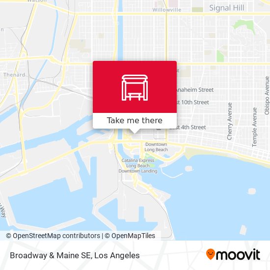 Broadway & Maine SE map