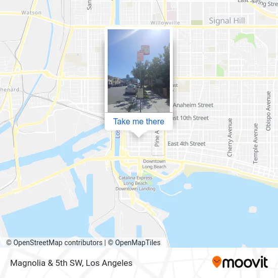 Magnolia & 5th SW map