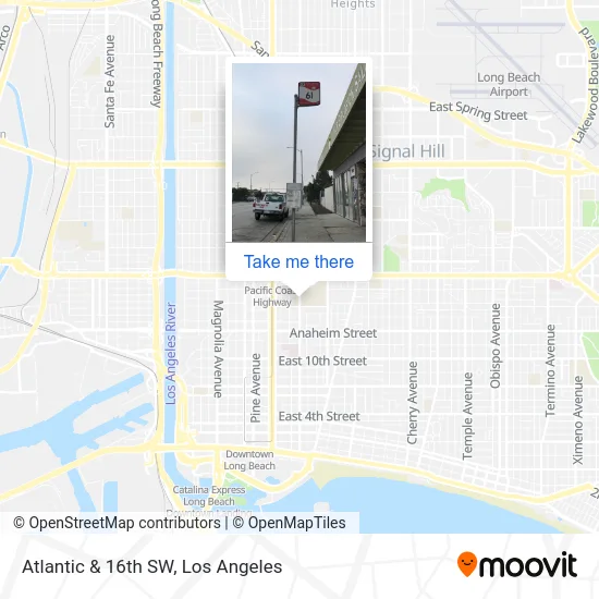 Atlantic & 16th SW map