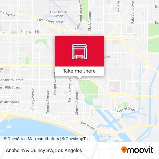Anaheim & Quincy SW map