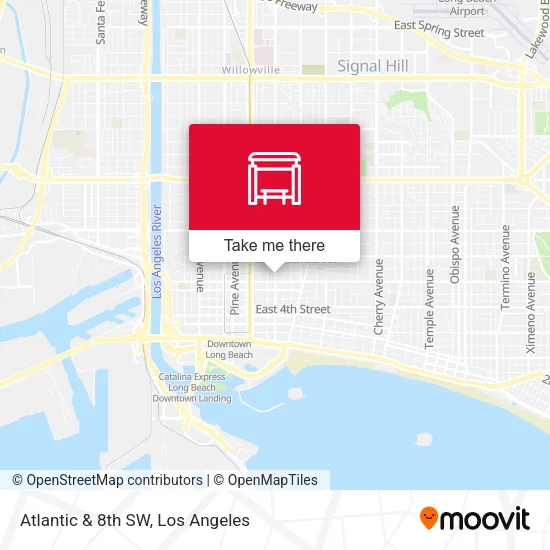 Atlantic & 8th SW map