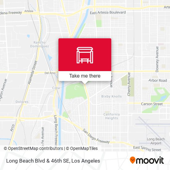 Long Beach Blvd & 46th SE map