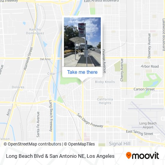 Mapa de Long Beach Blvd & San Antonio NE