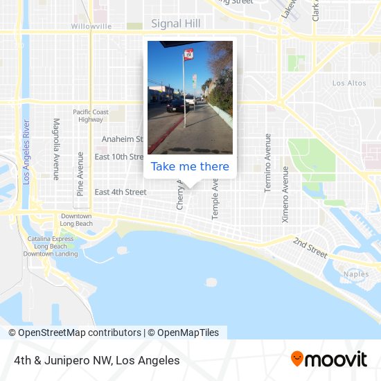 4th & Junipero NW map