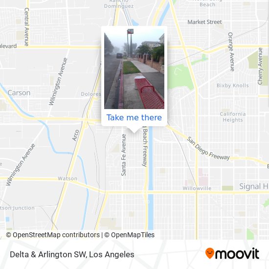 Mapa de Delta & Arlington SW