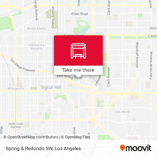 Spring & Redondo SW map