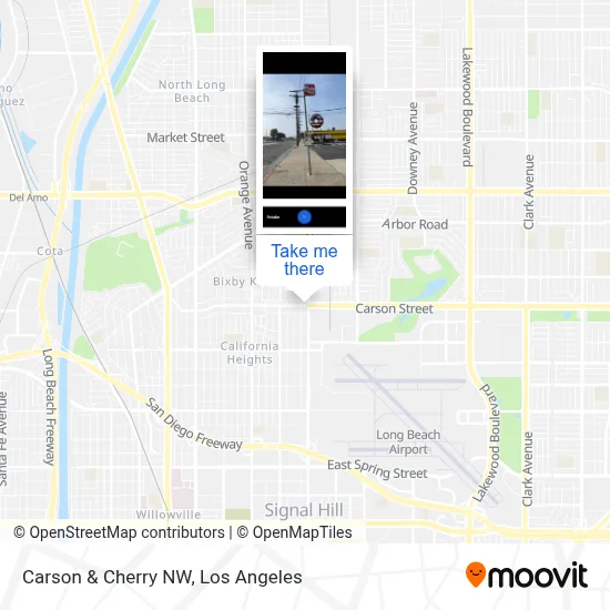 Carson & Cherry NW map