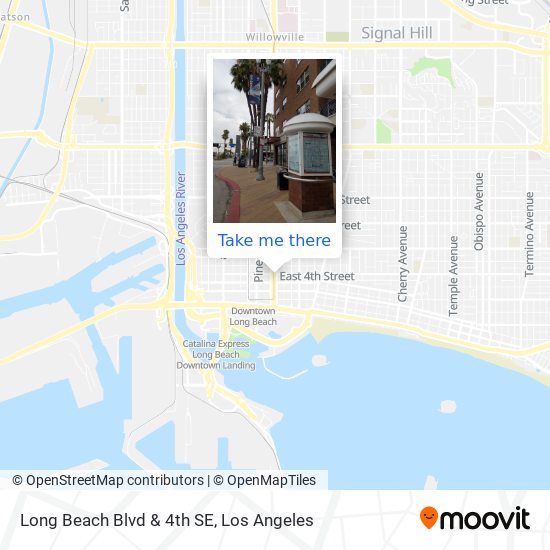 Long Beach Blvd & 4th SE map