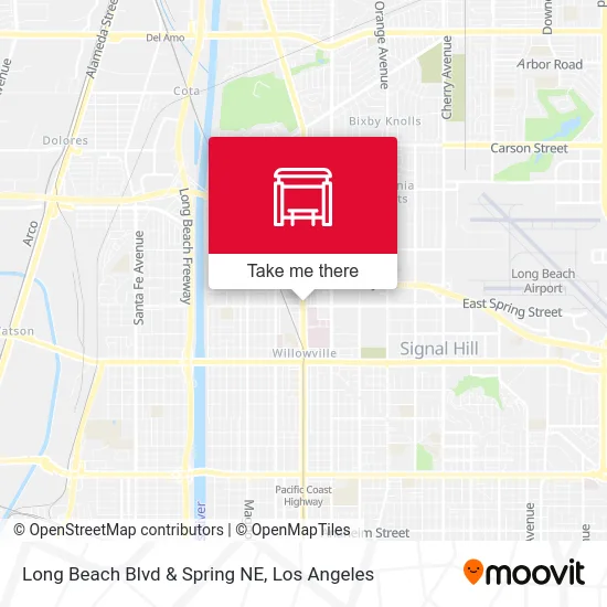 Long Beach Blvd & Spring NE map