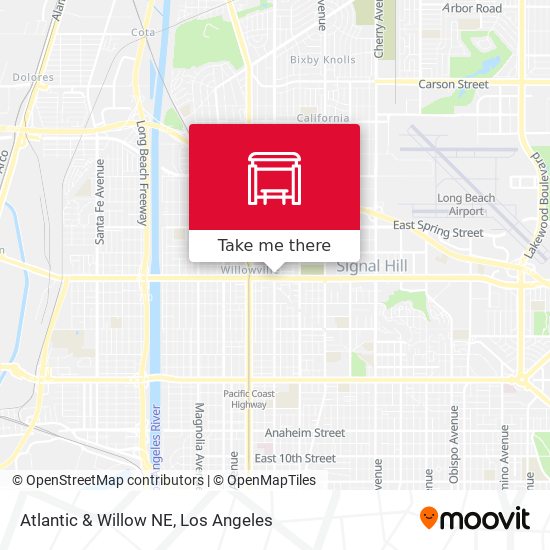 Atlantic & Willow NE map
