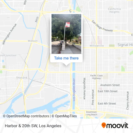 Harbor & 20th SW map