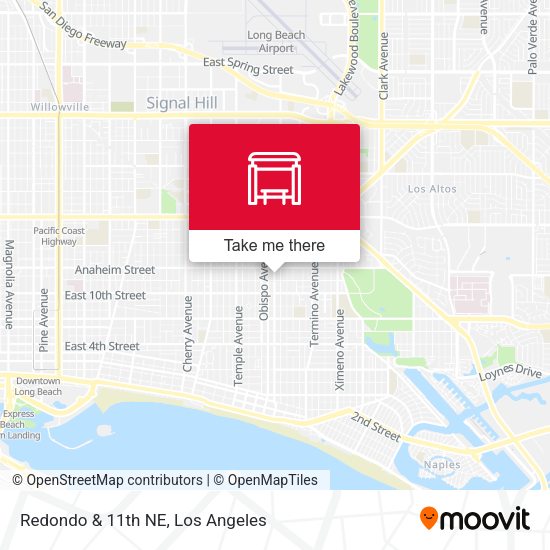 Redondo & 11th NE map