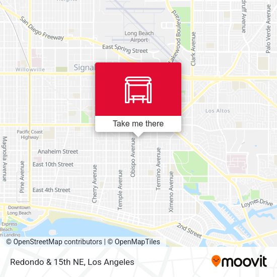 Redondo & 15th NE map