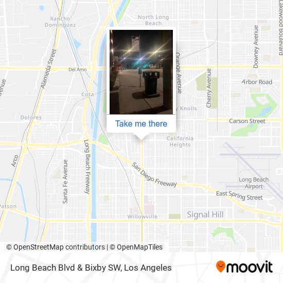 Long Beach Blvd & Bixby SW map