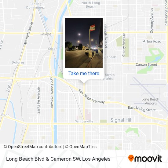 Long Beach Blvd & Cameron SW map