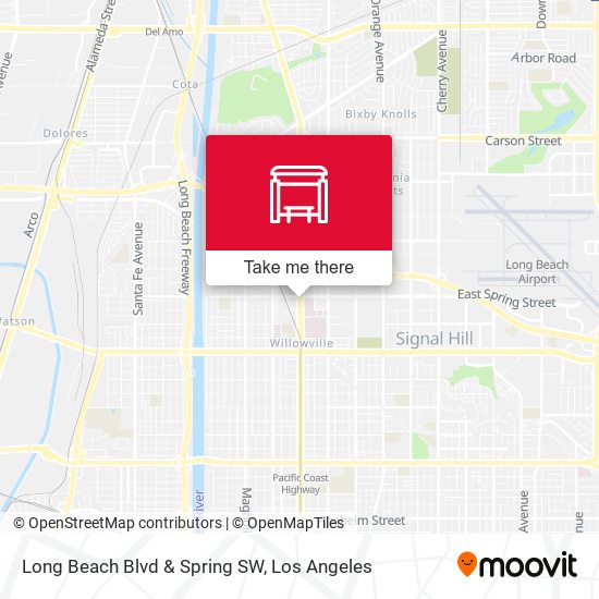 Mapa de Long Beach Blvd & Spring SW
